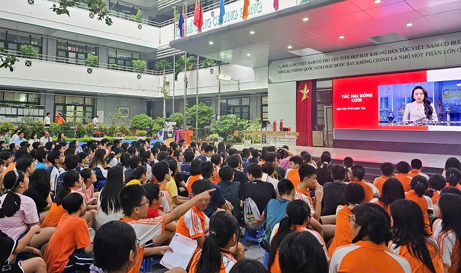 Đẩy mạnh hoạt động truyền thông, giáo dục sức khỏe trong trường học- Ảnh 1.