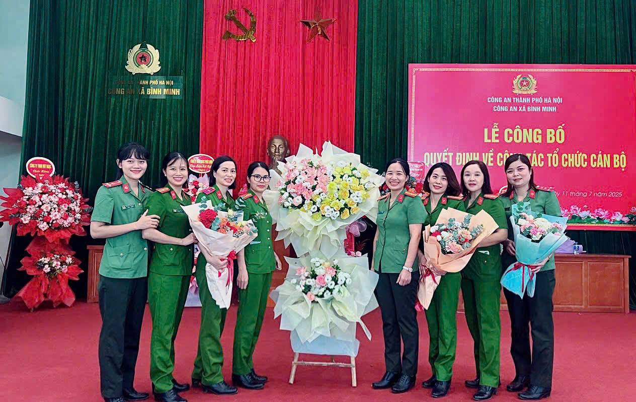 NỮ CHIẾN SĨ CÔNG AN XÃ BÌNH MINH: VÌ NHÂN DÂN PHỤC VỤ