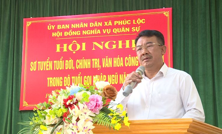 Xã Phúc Lộc: Sơ tuyển chính trị, đạo đức, văn hoá, công dân nam trong độ tuổi sẵn sàng nhập ngũ năm 2026 trên địa bàn- Ảnh 3.