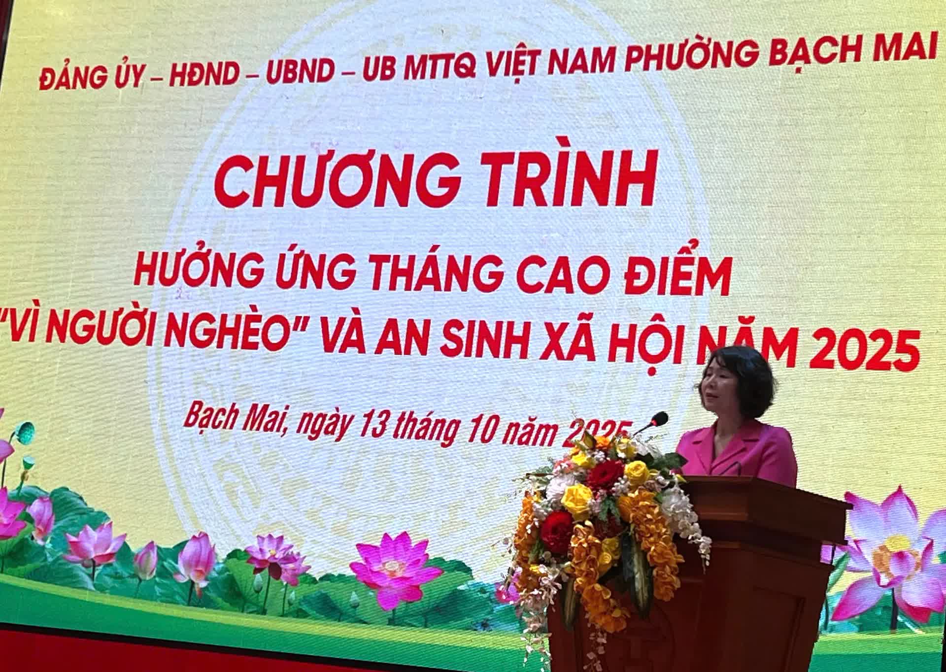 Phường Bạch Mai: hiệu quả từ công tác chăm lo an sinh xã hội, ngươi hoàn cảnh khó khăn- Ảnh 2.