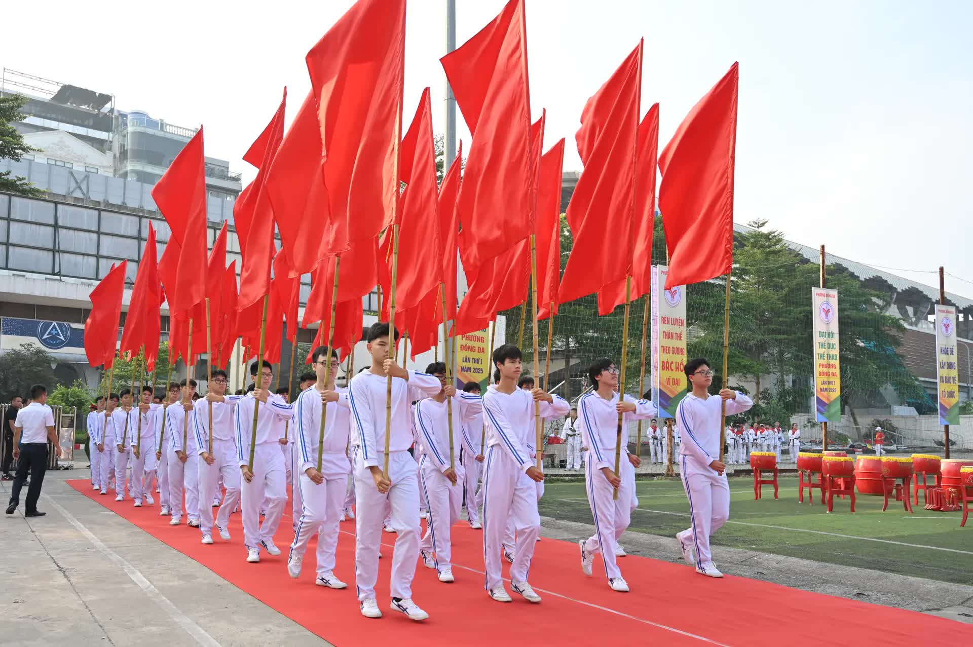Phường Đống Đa khai mạc Đại hội Thể dục thể thao lần thứ I năm 2025- Ảnh 2.