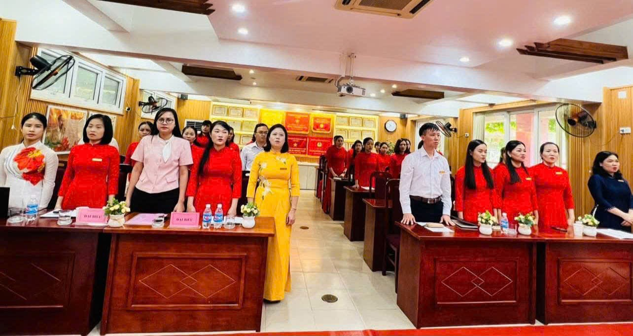 TRƯỜNG MẦM NON LINH ĐÀM TỔ CHỨC HỘI NGHỊ CÁN BỘ, CÔNG CHỨC, VIÊN CHỨC, NGƯỜI LAO ĐỘNG NĂM HỌC 2025-2026- Ảnh 1.
