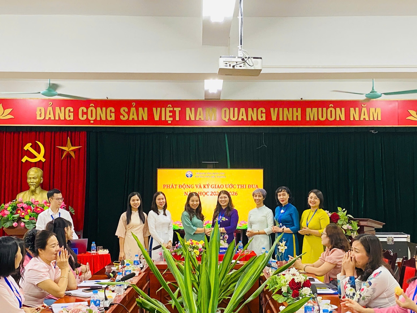 Trường Tiểu học Đại Kim tổ chức thành công Hội nghị Cán bộ Viên chức, Xây dựng kế hoạch năm học 2025-2026- Ảnh 3.