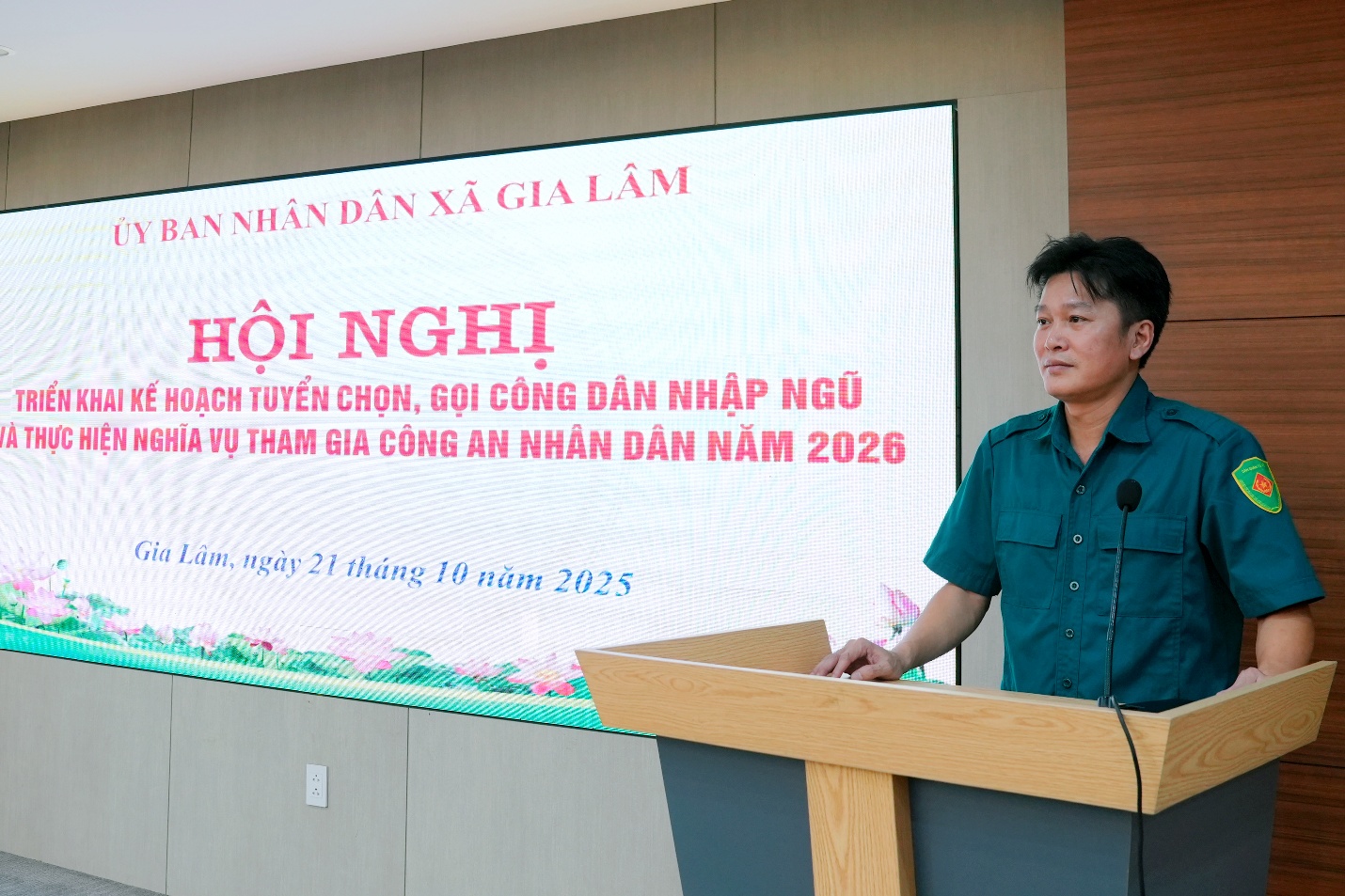 UBND xã Gia Lâm triển khai kế hoạch tuyển chọn, gọi công dân nhập ngũ và thực hiện nghĩa vụ tham gia Công an nhân dân năm 2026- Ảnh 2.