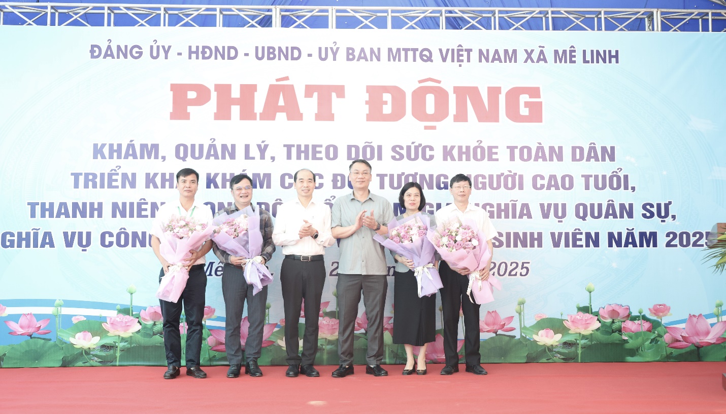 Xã Mê Linh phát động Chương trình khám, quản lý, theo dõi sức khỏe toàn dân- Ảnh 1.