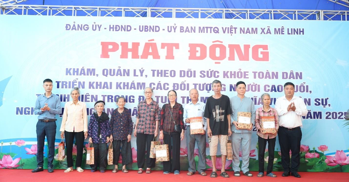 Xã Mê Linh phát động Chương trình khám, quản lý, theo dõi sức khỏe toàn dân- Ảnh 5.