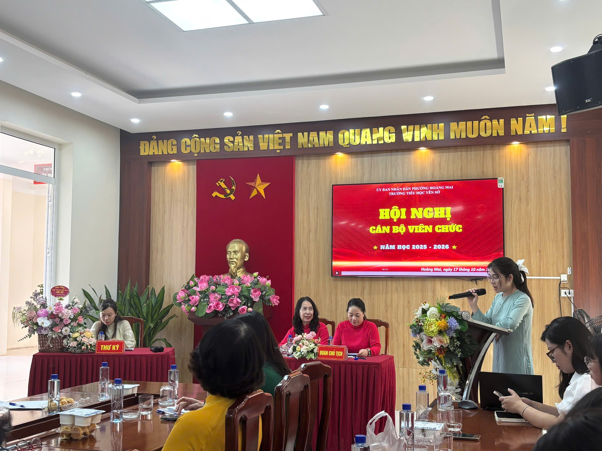 Trường Tiểu học Yên Sở tổ chức thành công Hội nghị cán bộ, viên chức năm học 2025 - 2026- Ảnh 1.