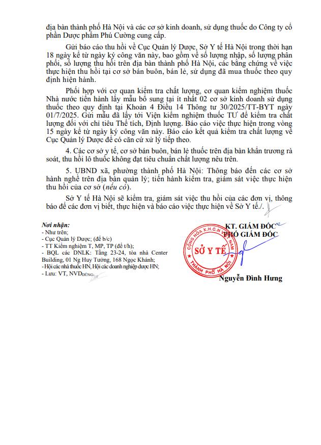 THU HỒI THUỐC VIDUTADIN (DESLORATADIN 0,5MG/1ML) KHÔNG ĐẠT CHẤT LƯỢNG- Ảnh 2.