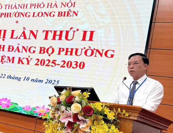 Hội nghị lần thứ Hai – Ban Chấp hành Đảng bộ phường Long Biên khóa I, nhiệm kỳ 2025-2030- Ảnh 6.