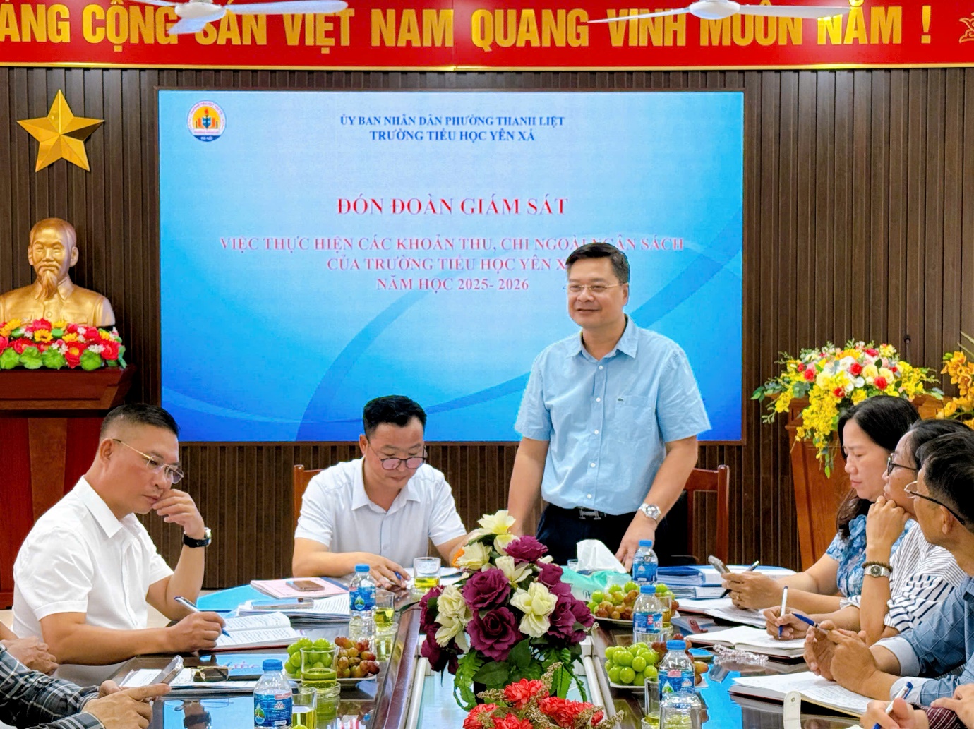 Thanh Liệt: Giám sát việc thực hiện các khoản thu, chi ngoài ngân sách tại Trường Tiểu học Yên Xá- Ảnh 5.