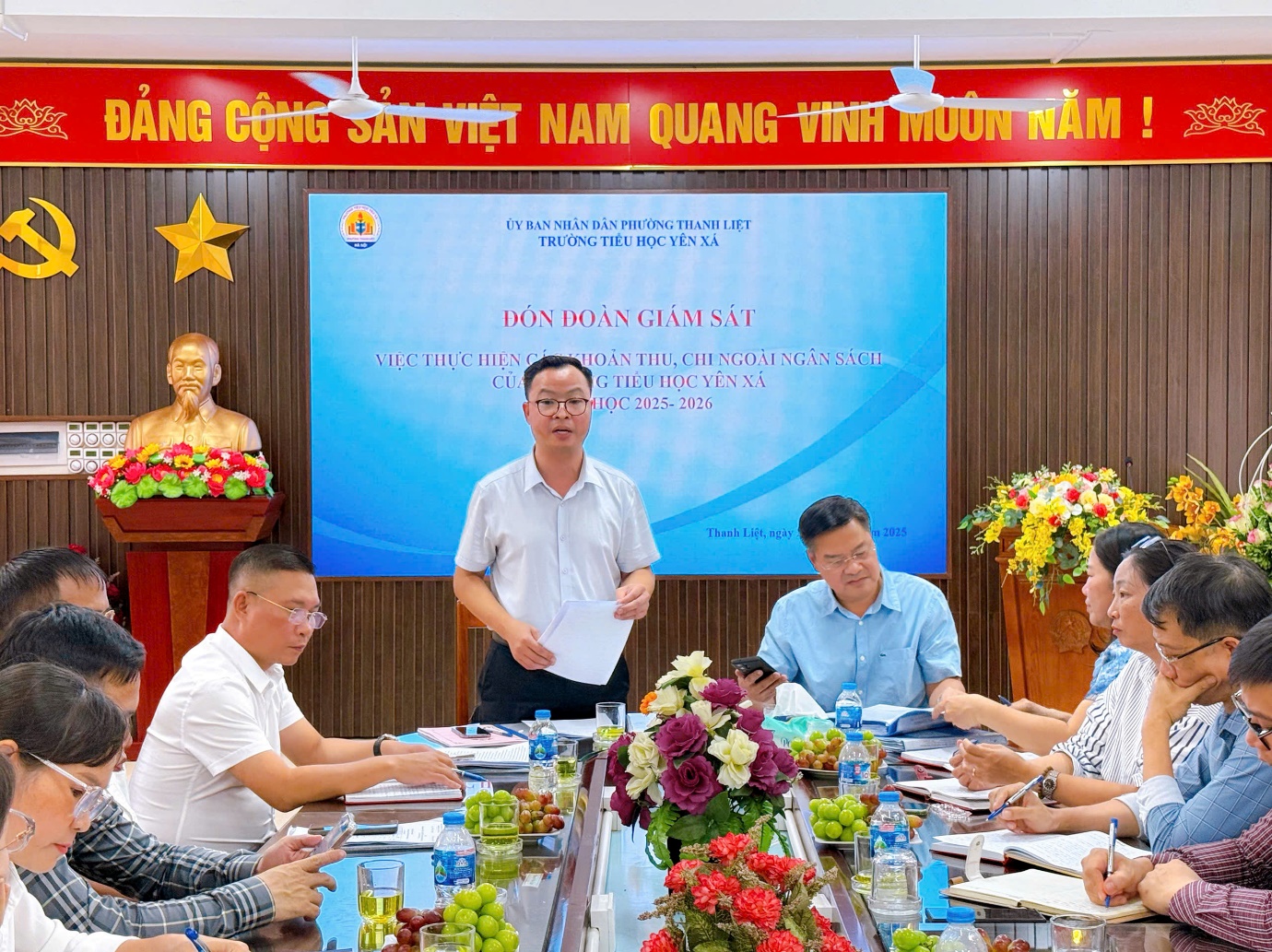 Thanh Liệt: Giám sát việc thực hiện các khoản thu, chi ngoài ngân sách tại Trường Tiểu học Yên Xá- Ảnh 6.