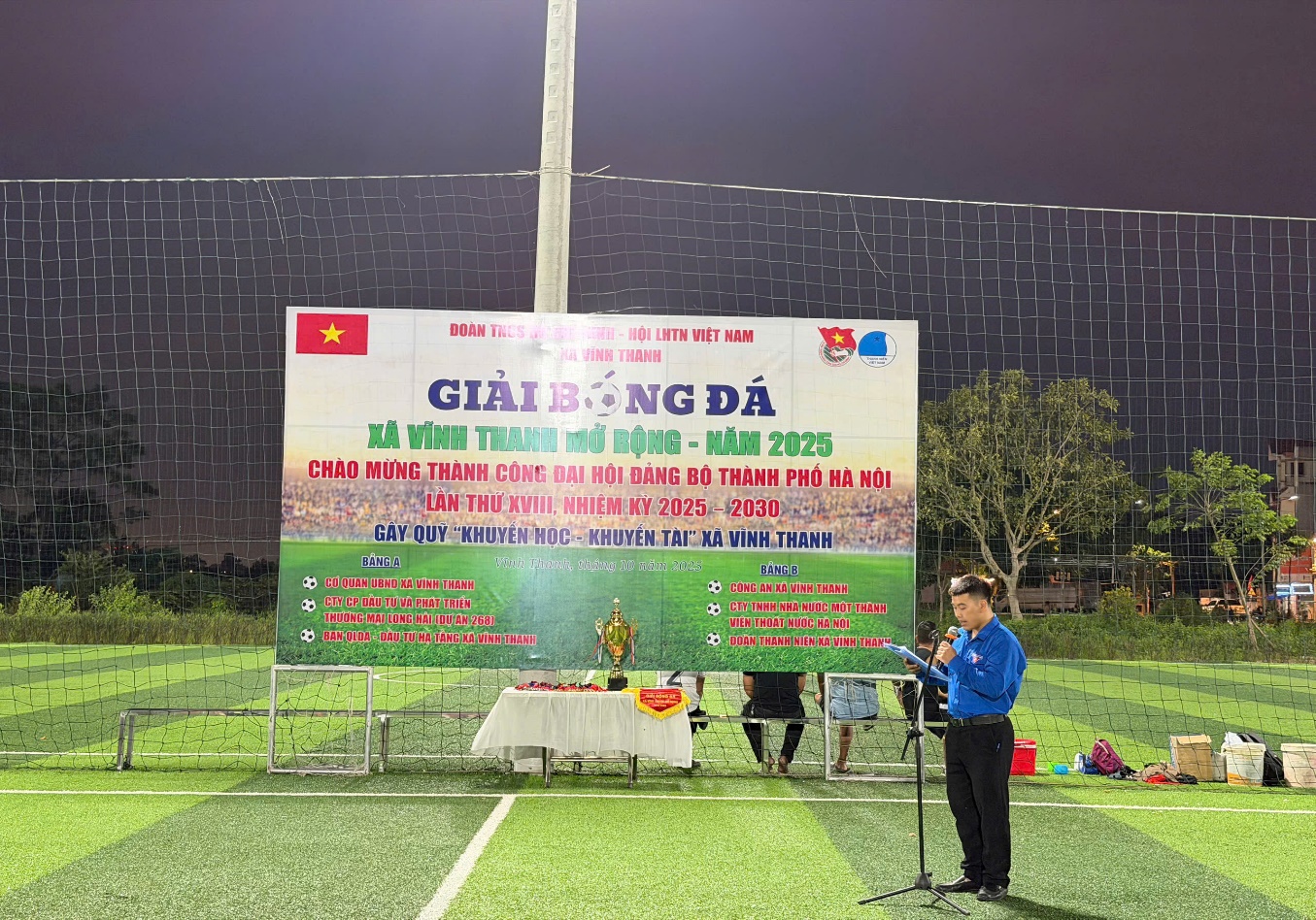 KHAI MẠC GIẢI BÓNG ĐÁ VĨNH THANH MỞ RỘNG NĂM 2025- Ảnh 1.