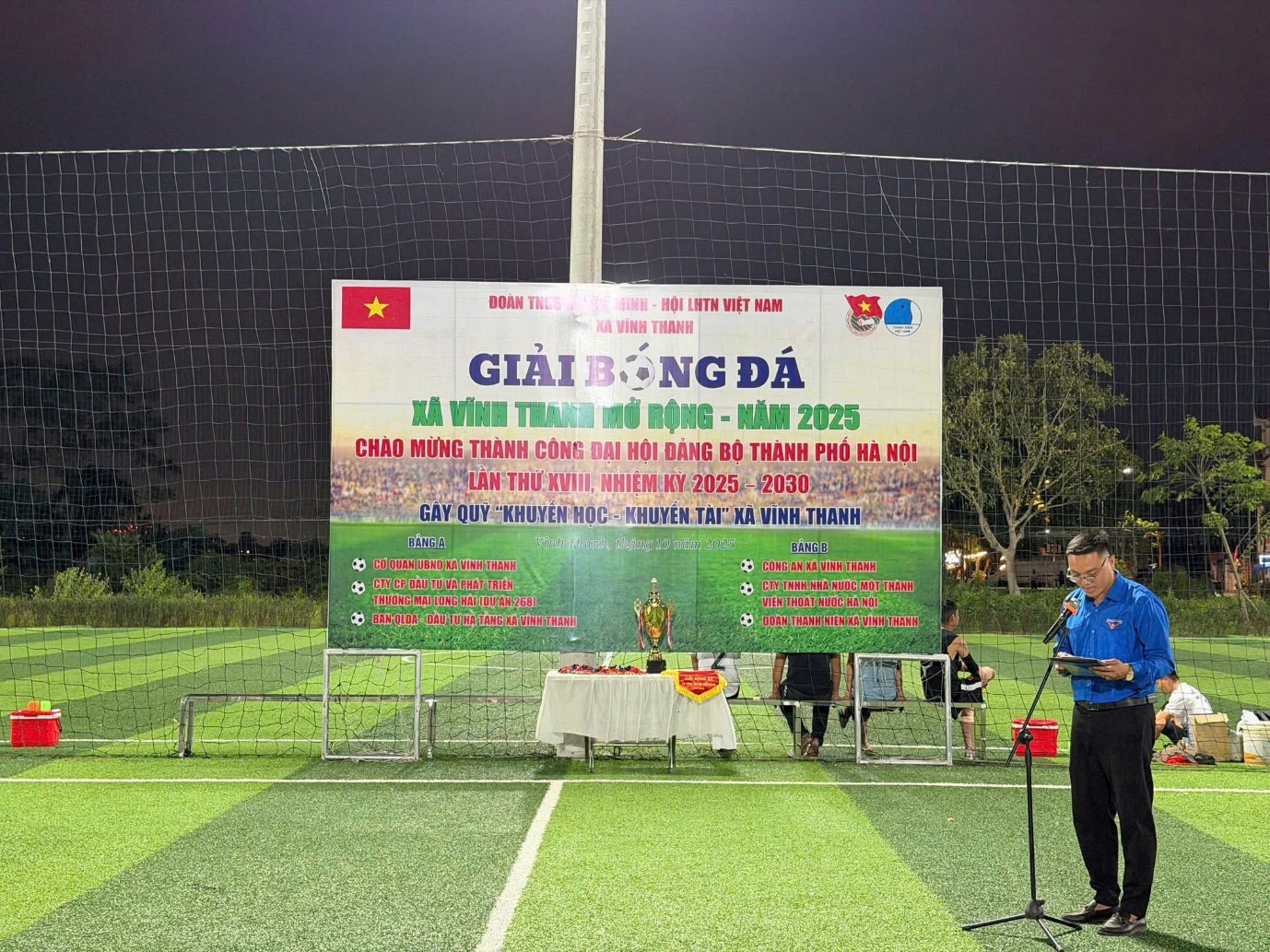 KHAI MẠC GIẢI BÓNG ĐÁ VĨNH THANH MỞ RỘNG NĂM 2025- Ảnh 3.