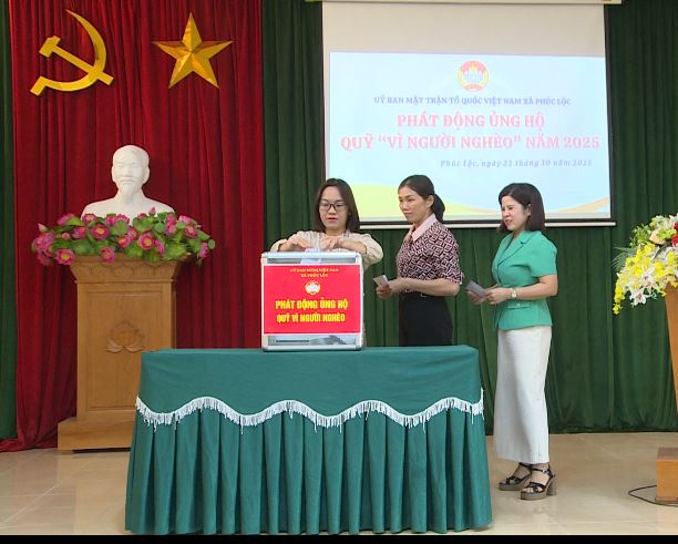 UBMTTQ Việt Nam, Trung tâm VH-TT&TT xã Phúc Lộc tổ chức phát động ủng hộ Quỹ "Vì người nghèo" năm 2025- Ảnh 6.