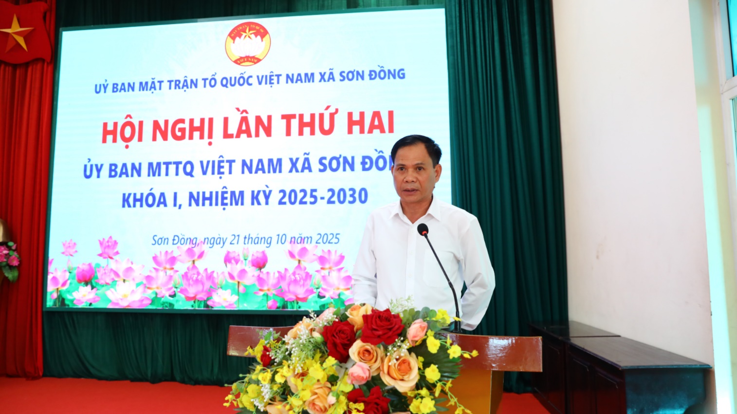 Hội nghị lần thứ Hai UB MTTQ xã Sơn Đồng thống nhất đổi tên Ban Công tác Mặt trận khu dân cư các thôn bị trùng sau khi sắp xếp đơn vị hành chính trên địa bàn xã- Ảnh 4.