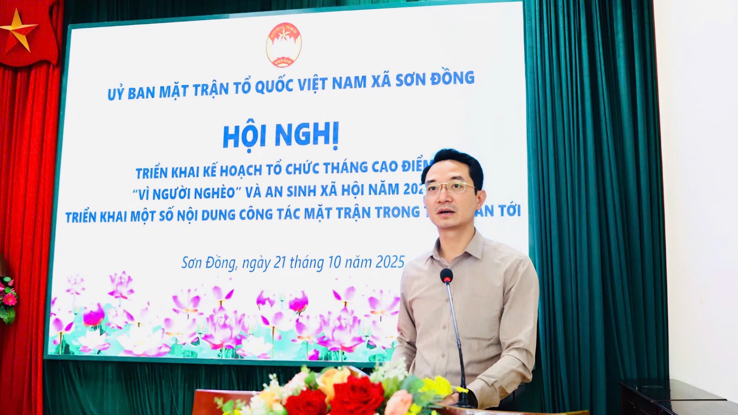 Hội nghị lần thứ Hai UB MTTQ xã Sơn Đồng thống nhất đổi tên Ban Công tác Mặt trận khu dân cư các thôn bị trùng sau khi sắp xếp đơn vị hành chính trên địa bàn xã- Ảnh 9.