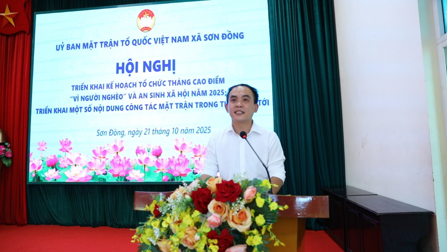 Hội nghị lần thứ Hai UB MTTQ xã Sơn Đồng thống nhất đổi tên Ban Công tác Mặt trận khu dân cư các thôn bị trùng sau khi sắp xếp đơn vị hành chính trên địa bàn xã- Ảnh 10.