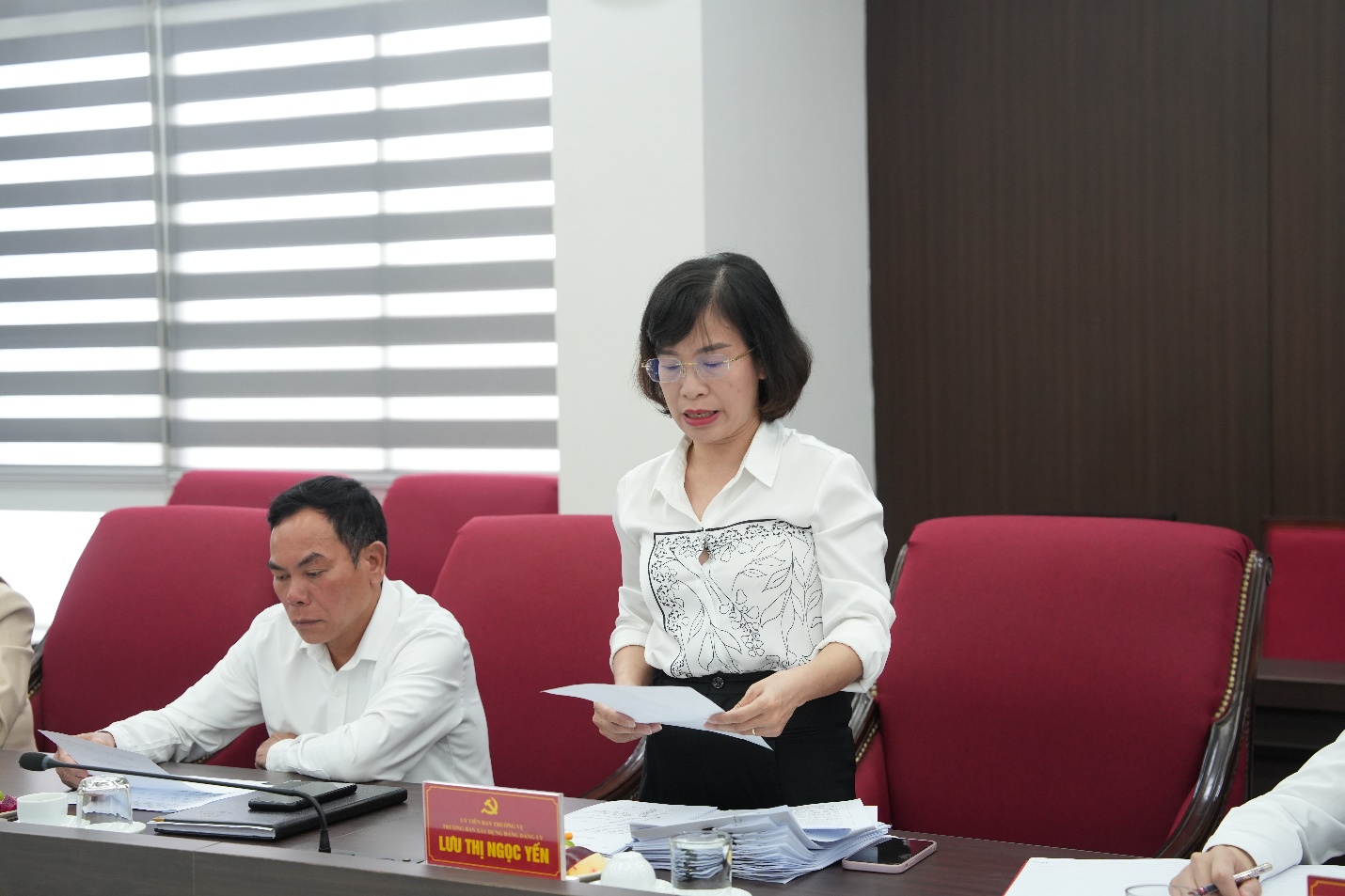 Đảng ủy xã Gia Lâm tổ chức hội nghị Ban Chấp hành Đảng bộ thực hiện quy trình công tác cán bộ- Ảnh 2.
