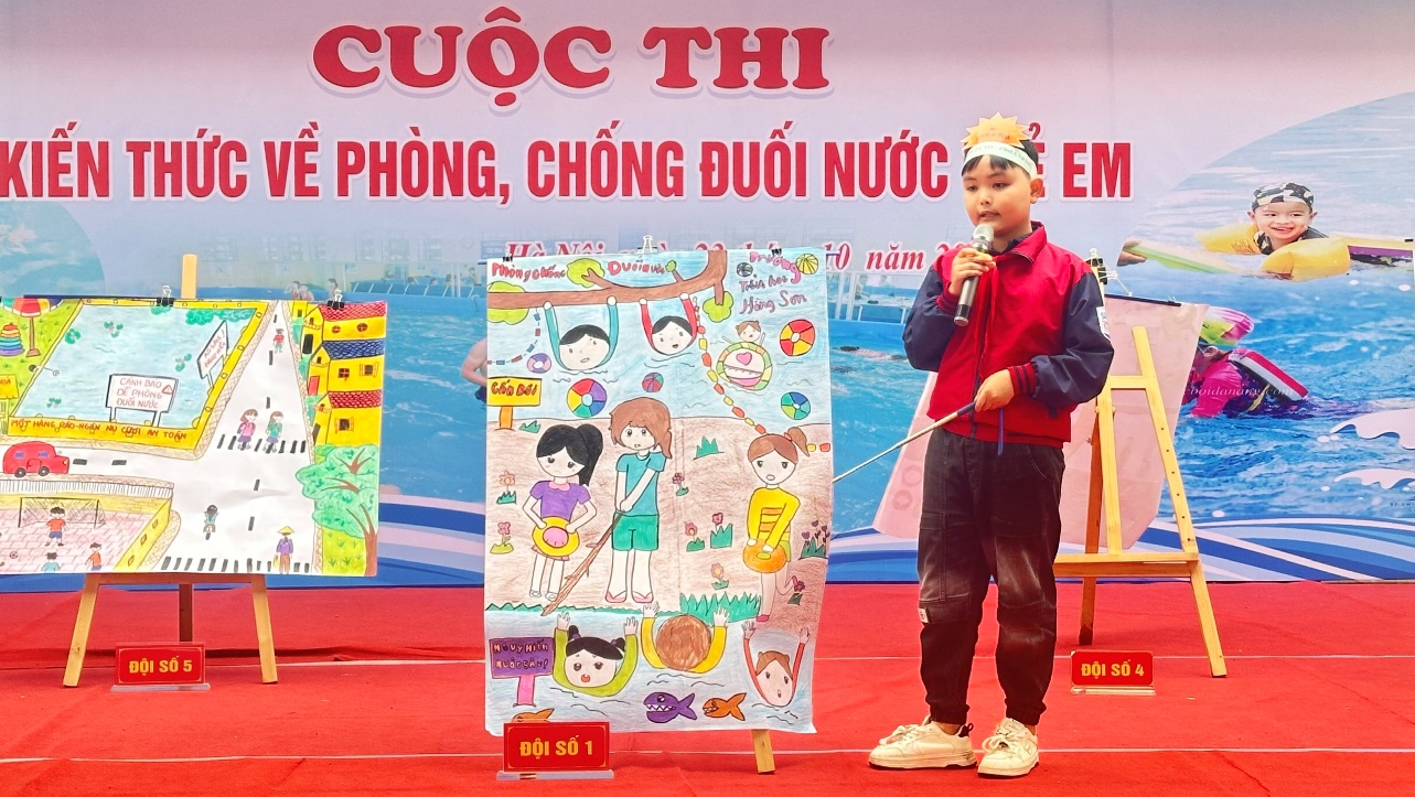 Xã Hồng Sơn phối hợp tổ chức Cuộc thi kiến thức về phòng, chống đuối nước trẻ em năm 2025- Ảnh 6.