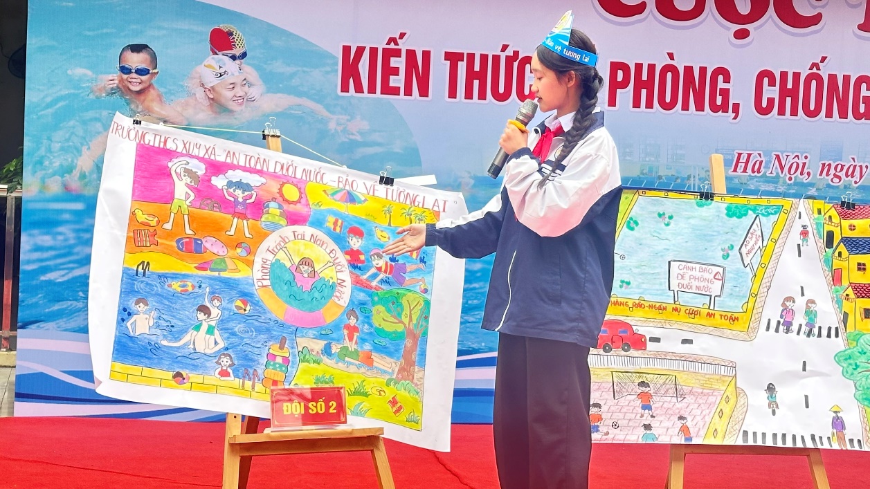 Xã Hồng Sơn phối hợp tổ chức Cuộc thi kiến thức về phòng, chống đuối nước trẻ em năm 2025- Ảnh 7.