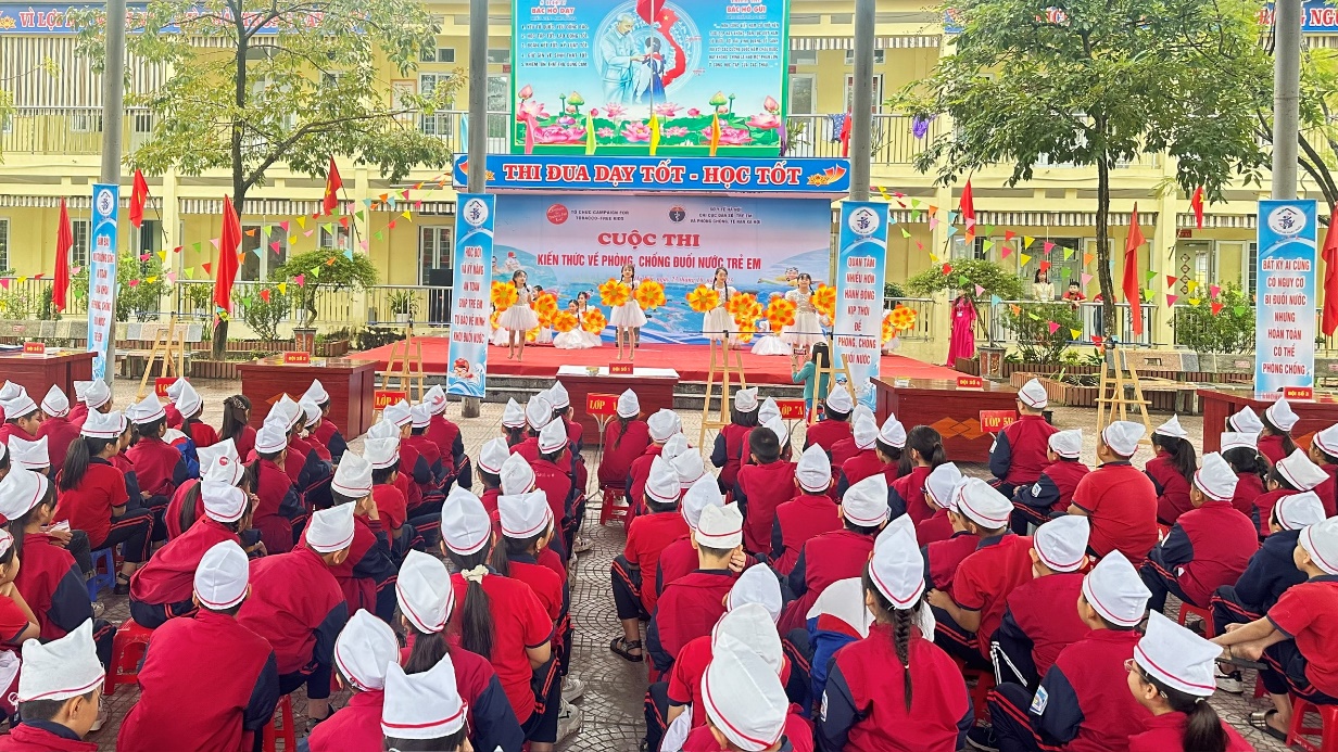 Xã Hồng Sơn phối hợp tổ chức Cuộc thi kiến thức về phòng, chống đuối nước trẻ em năm 2025- Ảnh 11.