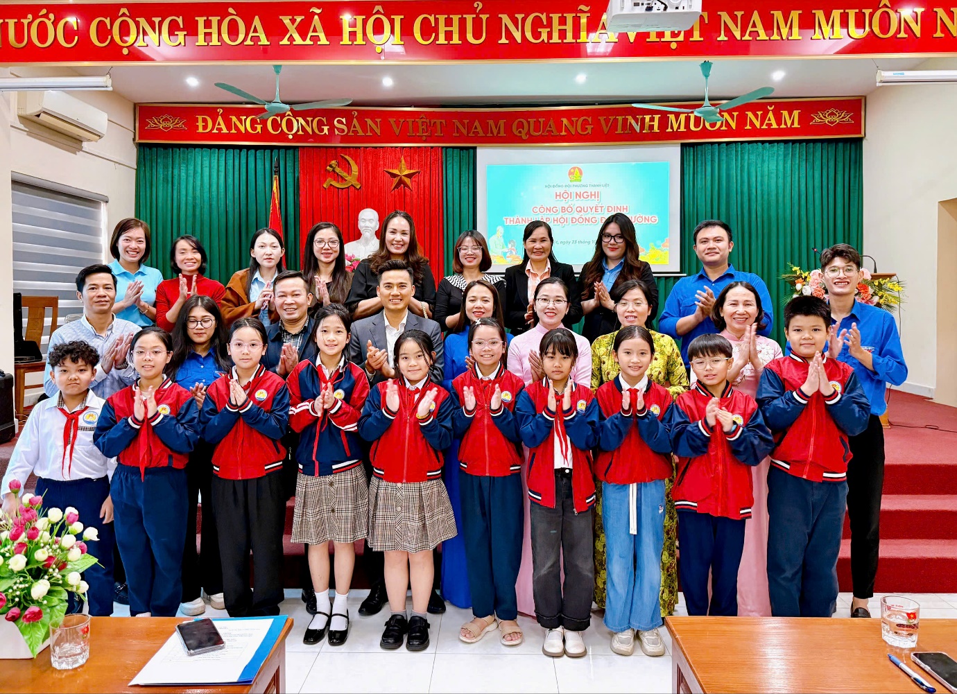 Thanh Liệt: Công bố quyết định thành lập Hội đồng đội phường- Ảnh 3.