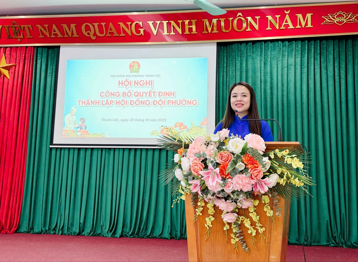 Thanh Liệt: Công bố quyết định thành lập Hội đồng đội phường- Ảnh 6.