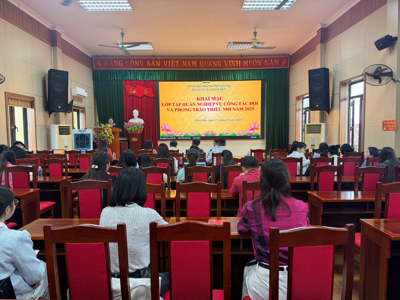 Đảng ủy xã Hoài Đức tổ chức lớp bồi dưỡng nghiệp vụ công tác Đội và phong trào thanh thiếu nhi năm 2025- Ảnh 4.