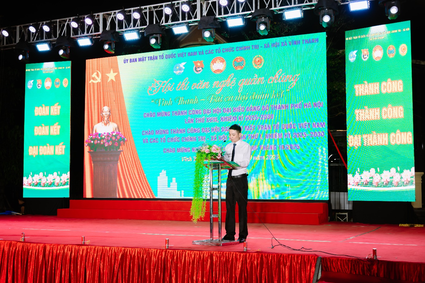 UỶ BAN MẶT TRẬN TỔ QUỐC VIỆT NAM XÃ VĨNH THANH TỔ CHỨC CHƯƠNG TRÌNH HỘI THI VĂN NGHỆ VỚI CHỦ ĐỀ: “VĨNH THANH- BÀI CA ĐOÀN KẾT”.- Ảnh 4.