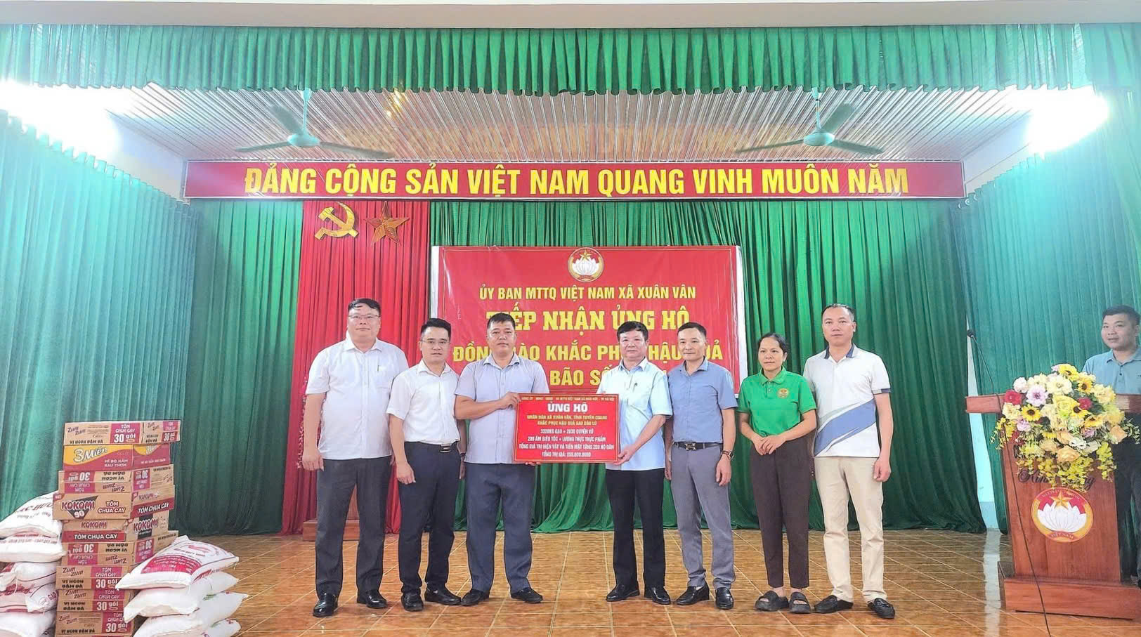 Hoài Đức hướng về xã Xuân Vân, tỉnh Tuyên Quang-Nghĩa tình quê hương sau cơn bão- Ảnh 1.