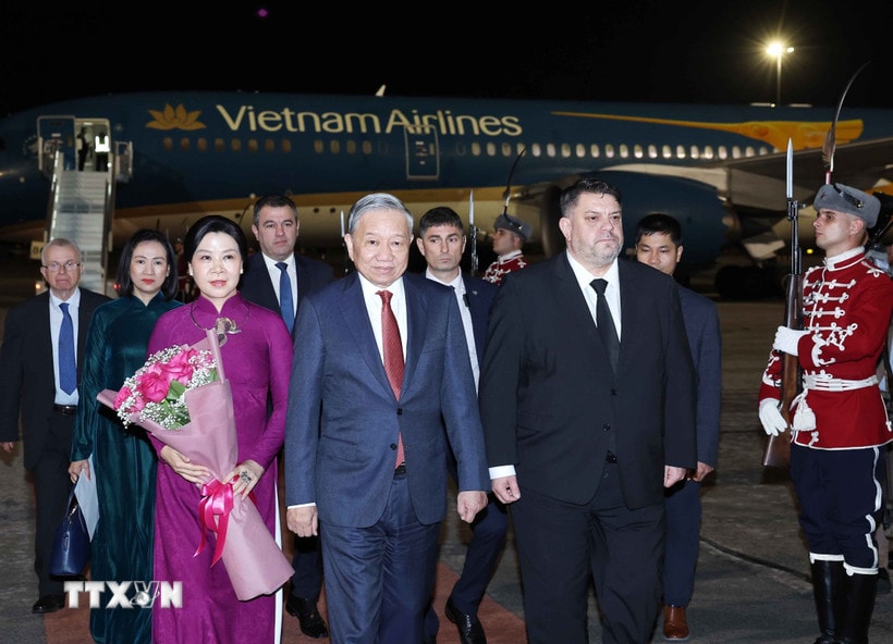 Tổng Bí thư Tô Lâm và Phu nhân bắt đầu thăm chính thức Cộng hòa Bulgaria- Ảnh 2.