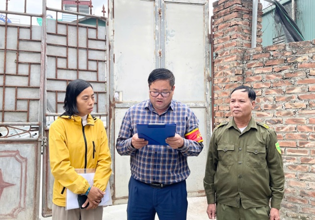 Hoài Đức kiên quyết xử lý vi phạm đất đai, lập lại trật tự kỷ cương- Ảnh 2.