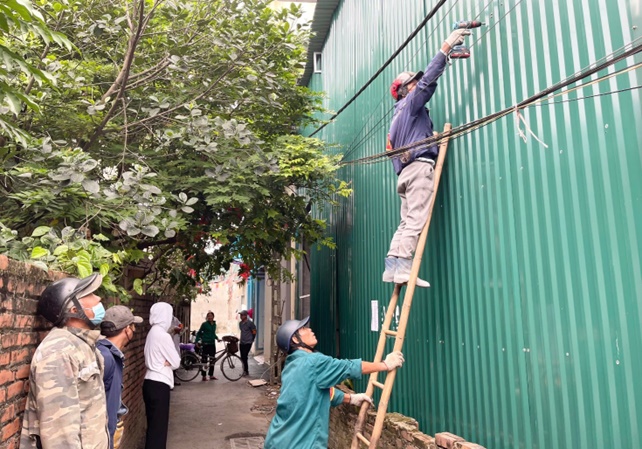 Hoài Đức kiên quyết xử lý vi phạm đất đai, lập lại trật tự kỷ cương- Ảnh 9.