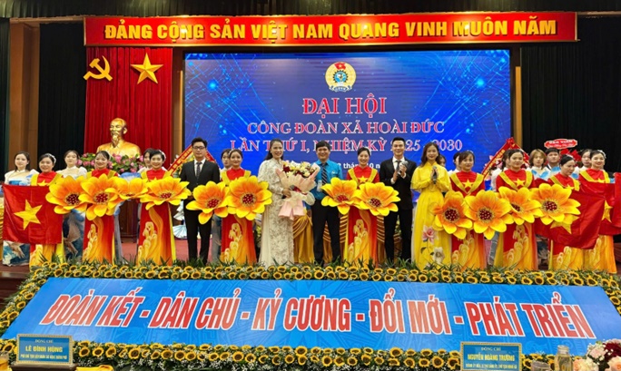 Đại hội Công đoàn xã Hoài Đức lần thứ nhất nhiệm kỳ 2025 - 2030 thành công tốt đẹp- Ảnh 7.