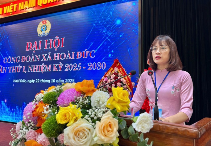 Đại hội Công đoàn xã Hoài Đức lần thứ nhất nhiệm kỳ 2025 - 2030 thành công tốt đẹp- Ảnh 10.