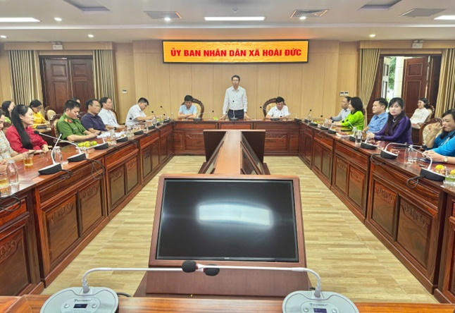 Xã Hoài Đức gặp mặt nữ cán bộ chủ chốt nhân kỷ niệm 95 năm ngày phụ nữ Việt Nam 20/10- Ảnh 1.