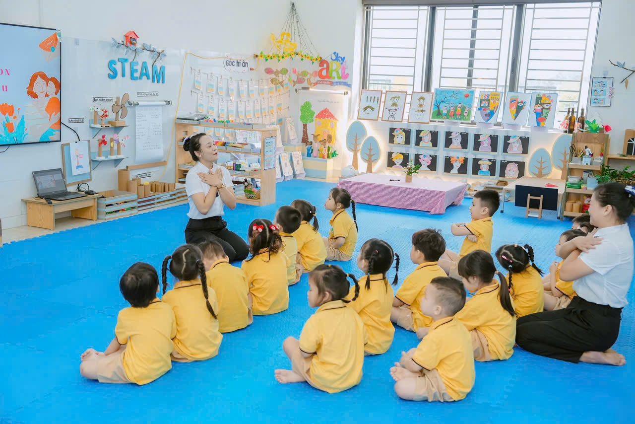 Kiến tập chuyên đề “Phát triển tình cảm và kỹ năng xã hội cho trẻ mầm non” năm học 2025-2026.- Ảnh 2.
