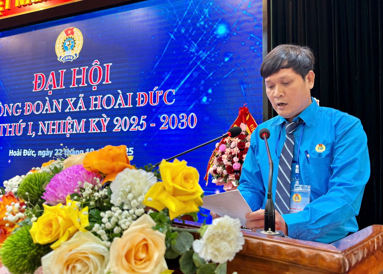 Đại hội Công đoàn xã Hoài Đức lần thứ nhất nhiệm kỳ 2025 - 2030 thành công tốt đẹp- Ảnh 8.