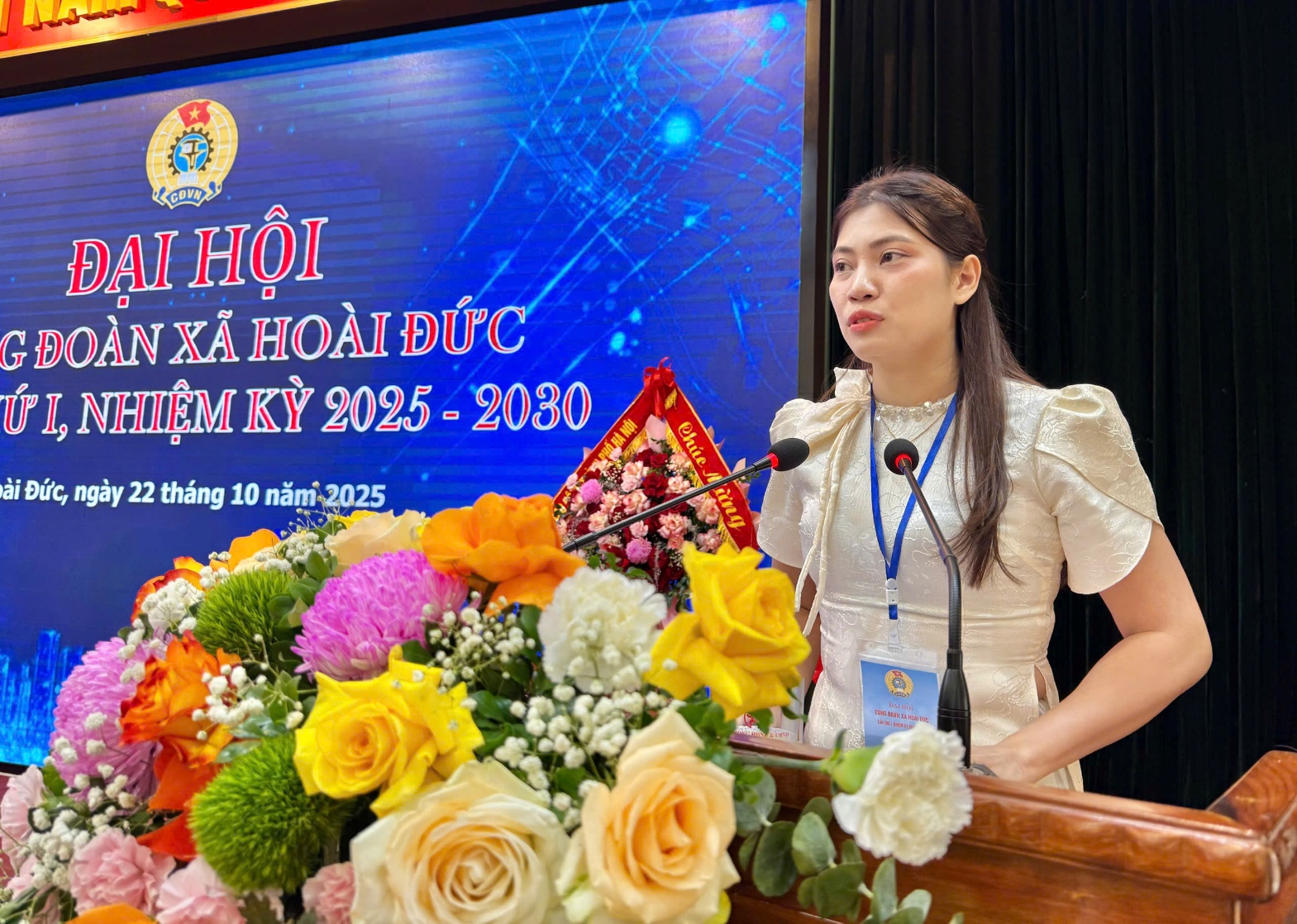 Đại hội Công đoàn xã Hoài Đức lần thứ nhất nhiệm kỳ 2025 - 2030 thành công tốt đẹp- Ảnh 9.