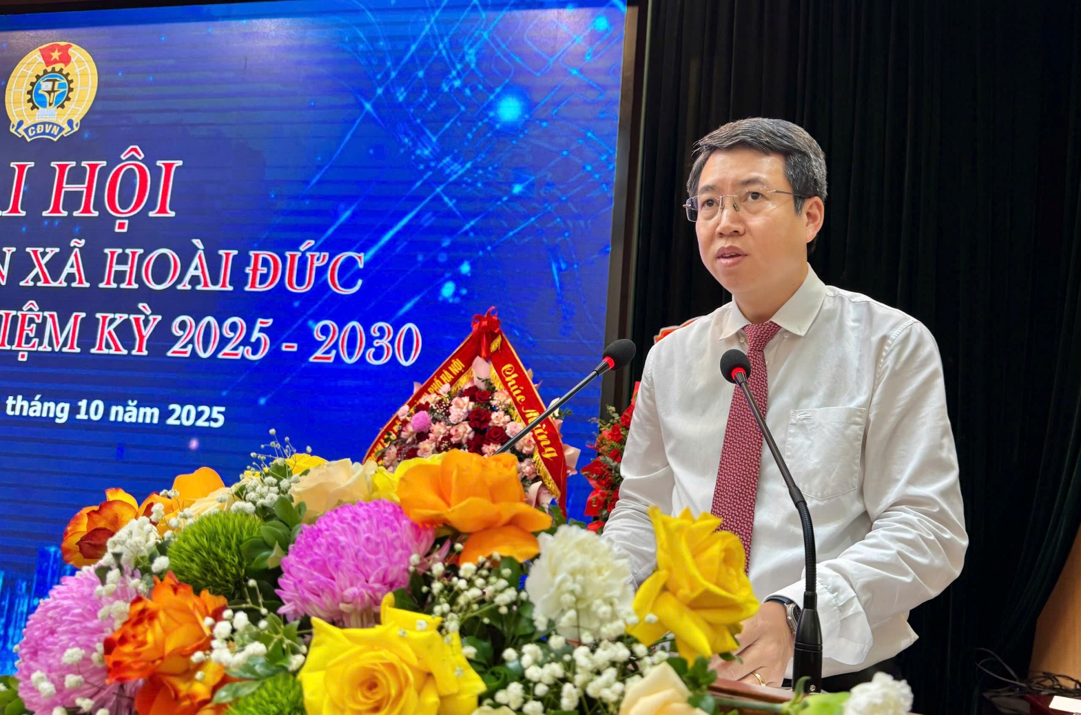 Đại hội Công đoàn xã Hoài Đức lần thứ nhất nhiệm kỳ 2025 - 2030 thành công tốt đẹp- Ảnh 12.