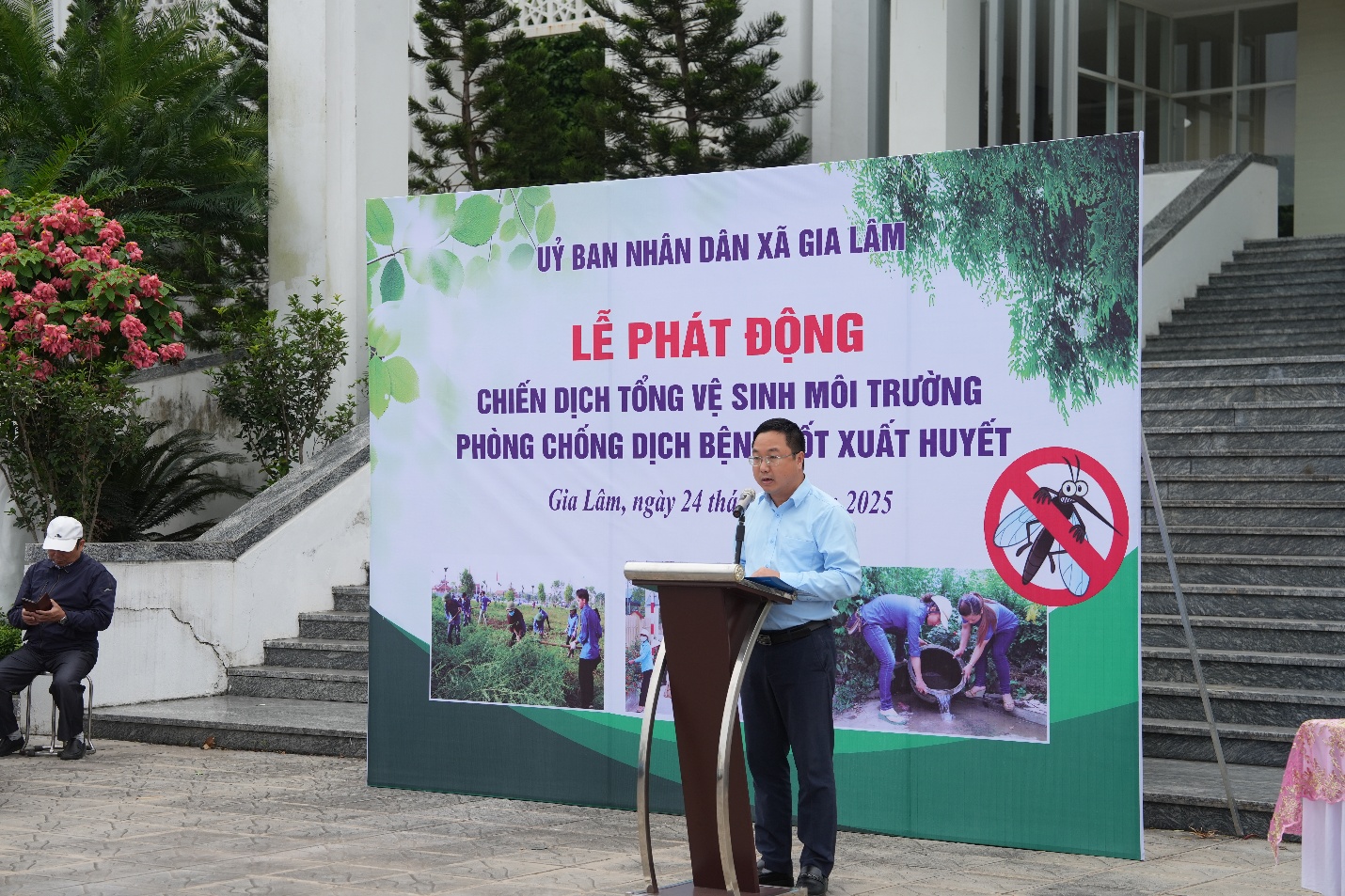 Gia Lâm phát động chiến dịch tổng vệ sinh môi trường, phòng chống dịch sốt xuất huyết năm 2025- Ảnh 2.