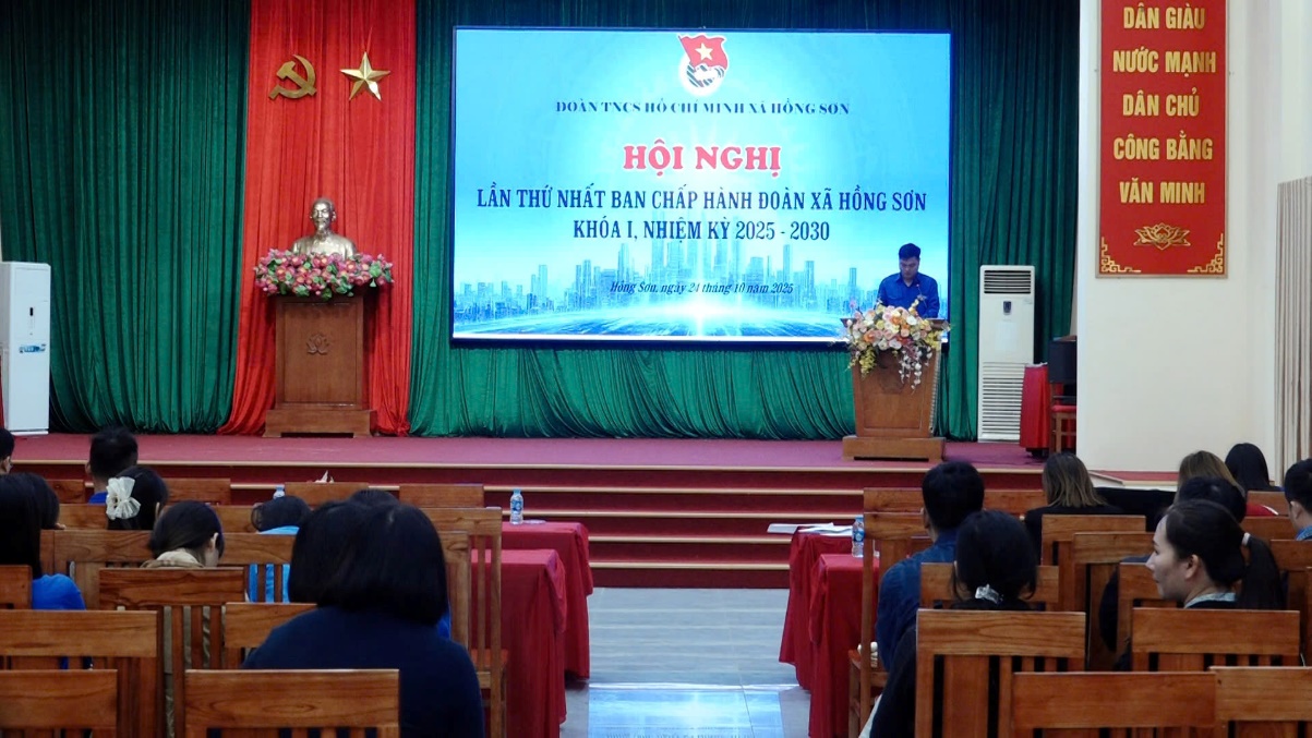 Đoàn Thanh niên xã Hồng Sơn Công bố quyết định thành lập Hội đồng đội và tổ chức Hội nghị lần thứ Nhất Ban chấp hành Đoàn xã nhiệm kỳ 2025-2030- Ảnh 8.