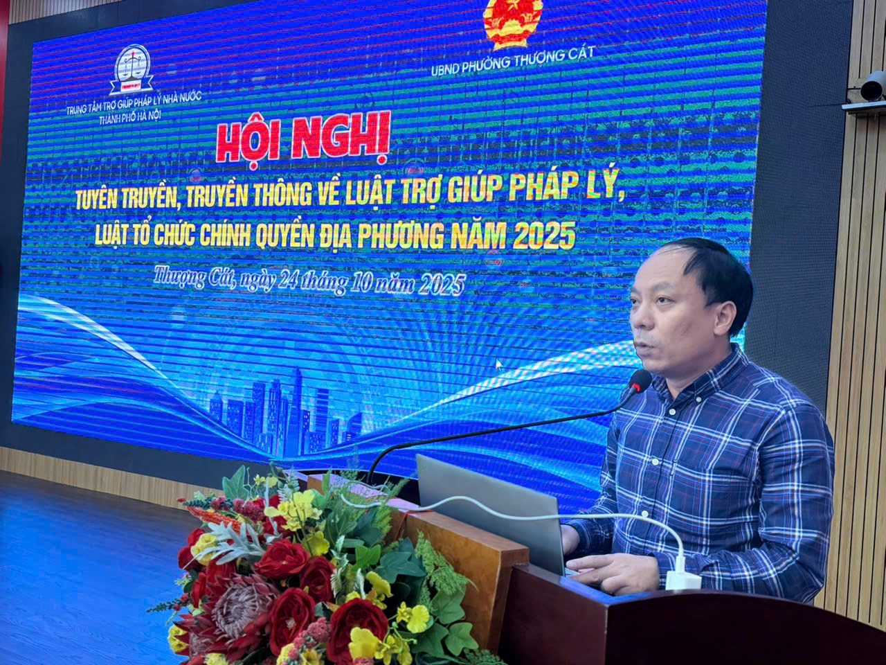 Phường Thượng Cát tổ chức hội nghị tuyên truyền, truyền thông Luật Trợ giúp pháp lý và Luật Tổ chức chính quyền địa phương năm 2025.- Ảnh 2.