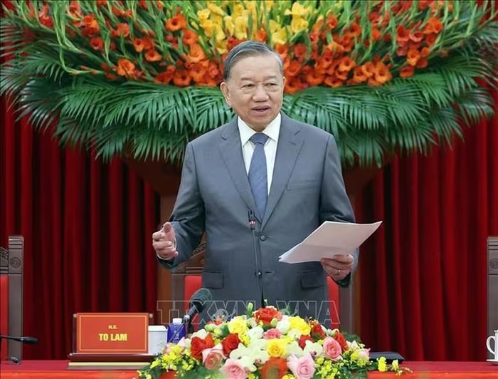 Phát biểu của Tổng Bí thư Tô Lâm với đại biểu tham dự Hội thảo quốc tế Việt Nam học lần thứ 7- Ảnh 1.