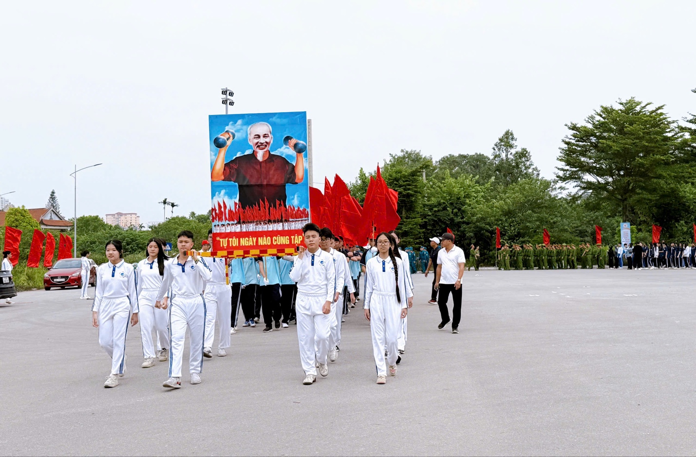 Thanh Liệt: Rộn ràng khí thế trước thềm Đại hội Thể dục Thể thao phường lần thứ I năm 2025- Ảnh 1.