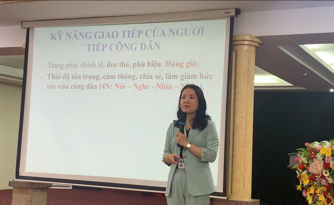 Trung tâm chính trị khu vực Mỹ Đức tập huấn kỹ năng, nghiệp vụ tiếp công dân, Luật khiếu nại và Luật tố cáo- Ảnh 2.