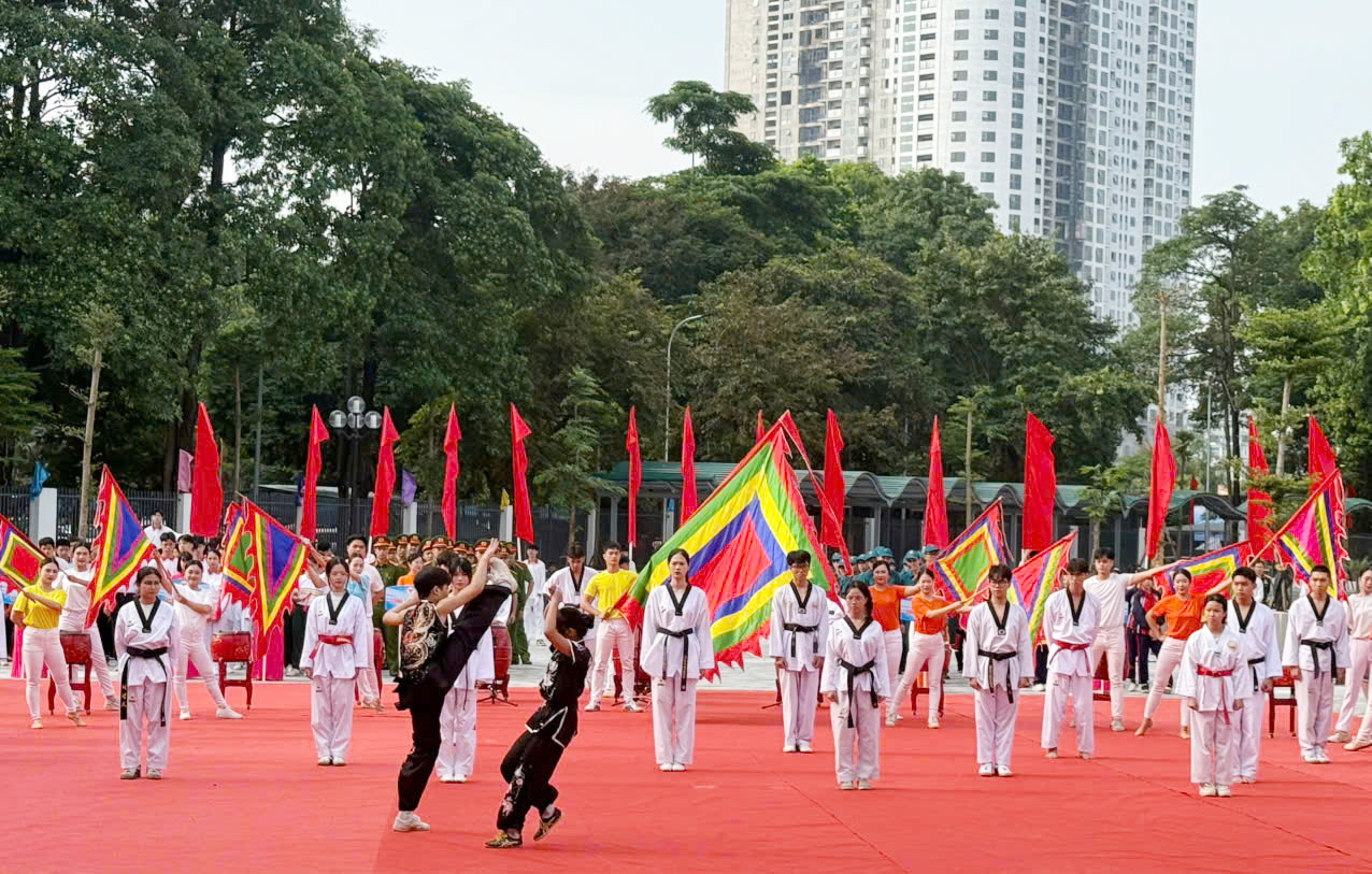 Phường Yên Sở: Khai mạc Đại hội Thể dục thể thao lần thứ I năm 2025- Ảnh 4.