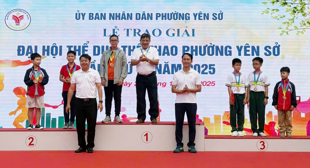 Phường Yên Sở: Khai mạc Đại hội Thể dục thể thao lần thứ I năm 2025- Ảnh 6.