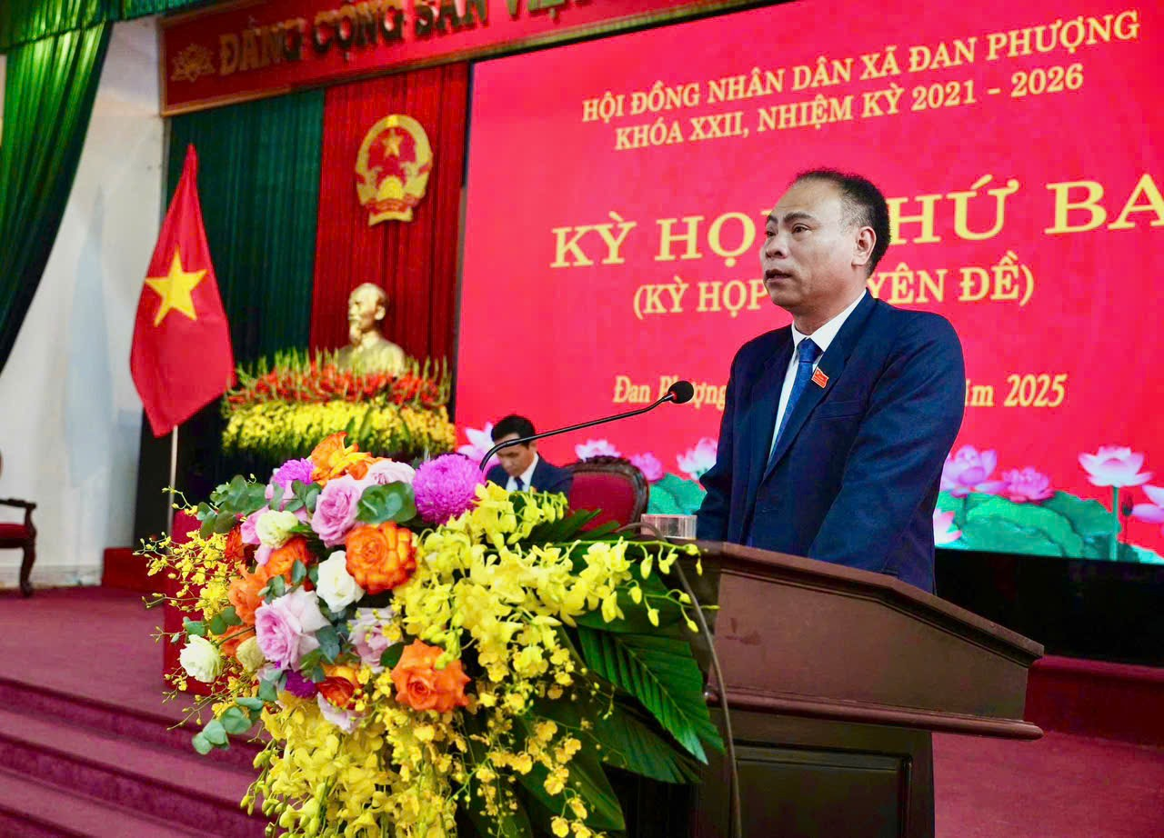 Kỳ họp thứ 3 HĐND xã Đan Phượng bầu chức danh Phó Chủ tịch UBND xã.- Ảnh 3.