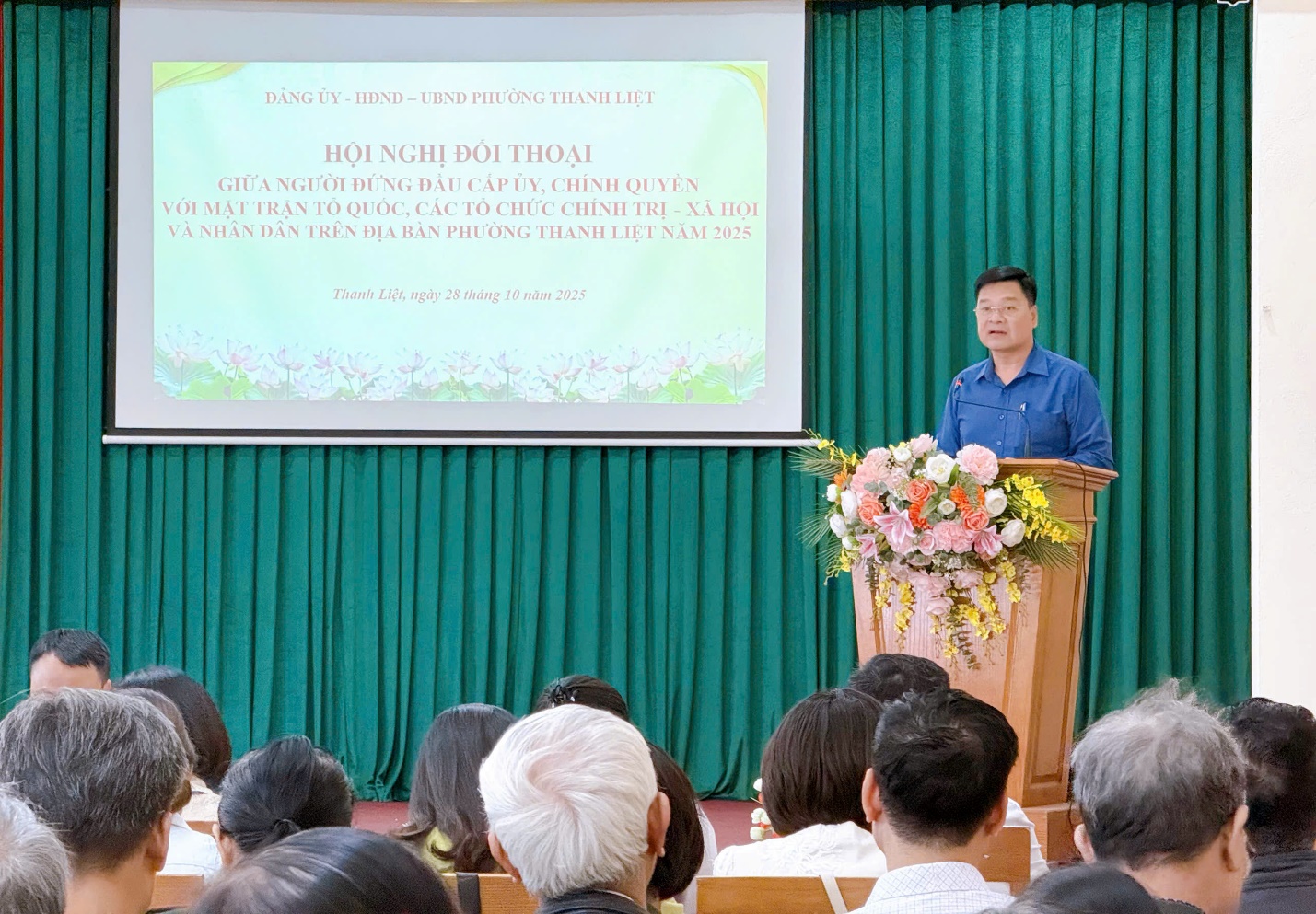 Phường Thanh Liệt: Đối thoại định kỳ giữa người đứng đầu cấp ủy, chính quyền với MTTQ, các tổ chức chính trị - xã hội và nhân dân- Ảnh 2.